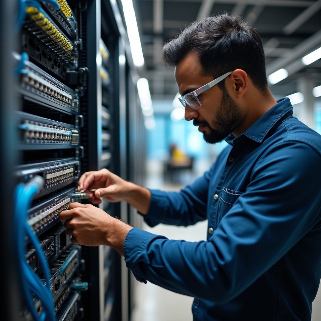 Internet and phone system installation